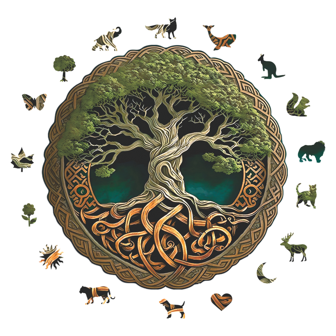 Celtic Tree - Wooden Puzzle