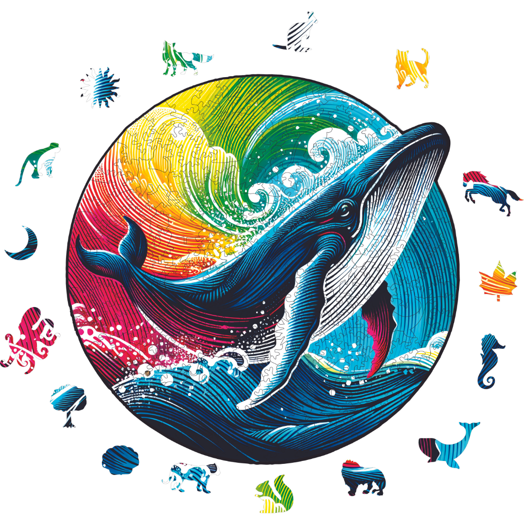 Dream of Whale - Wooden Puzzle