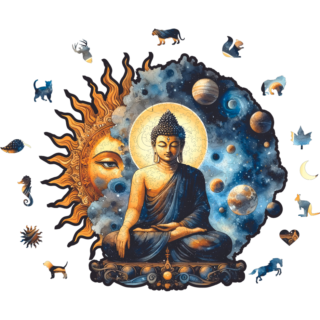 Universal Wise Buddha - Wooden Puzzle