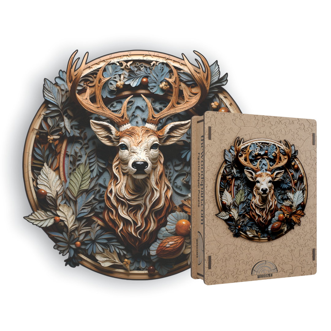 Deer V2 - Wooden Puzzle