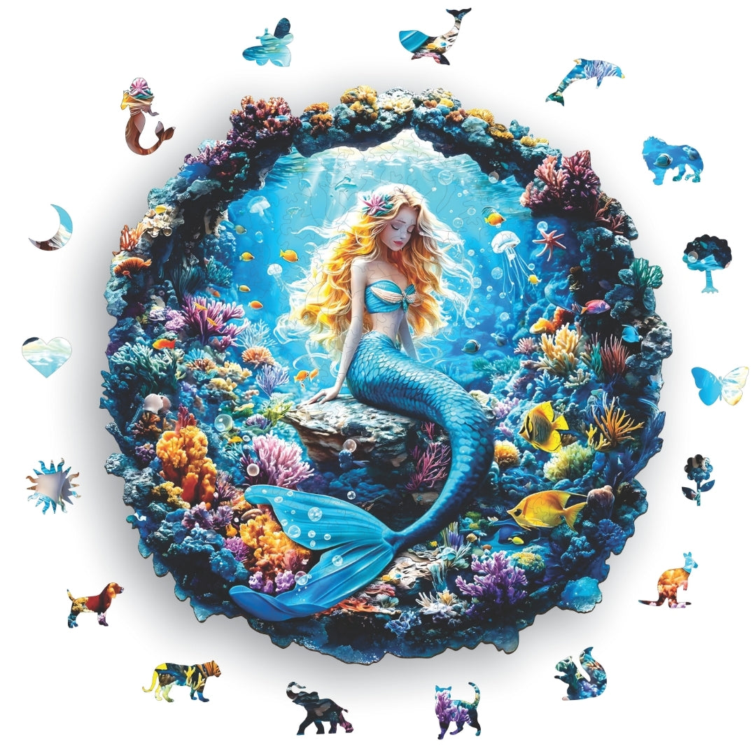 Mermaid - Wooden Puzzle