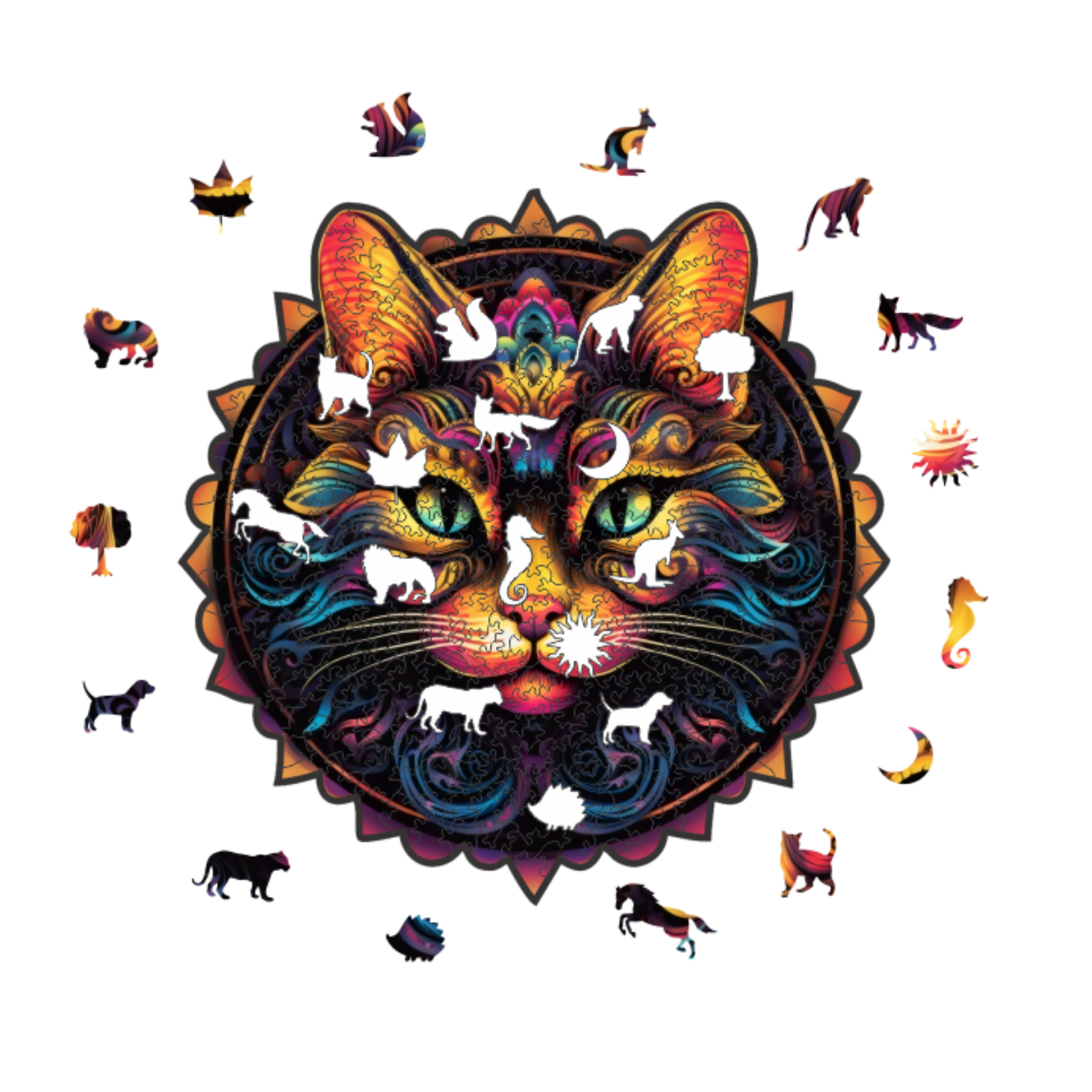 Mystic Cat - Wooden Puzzle