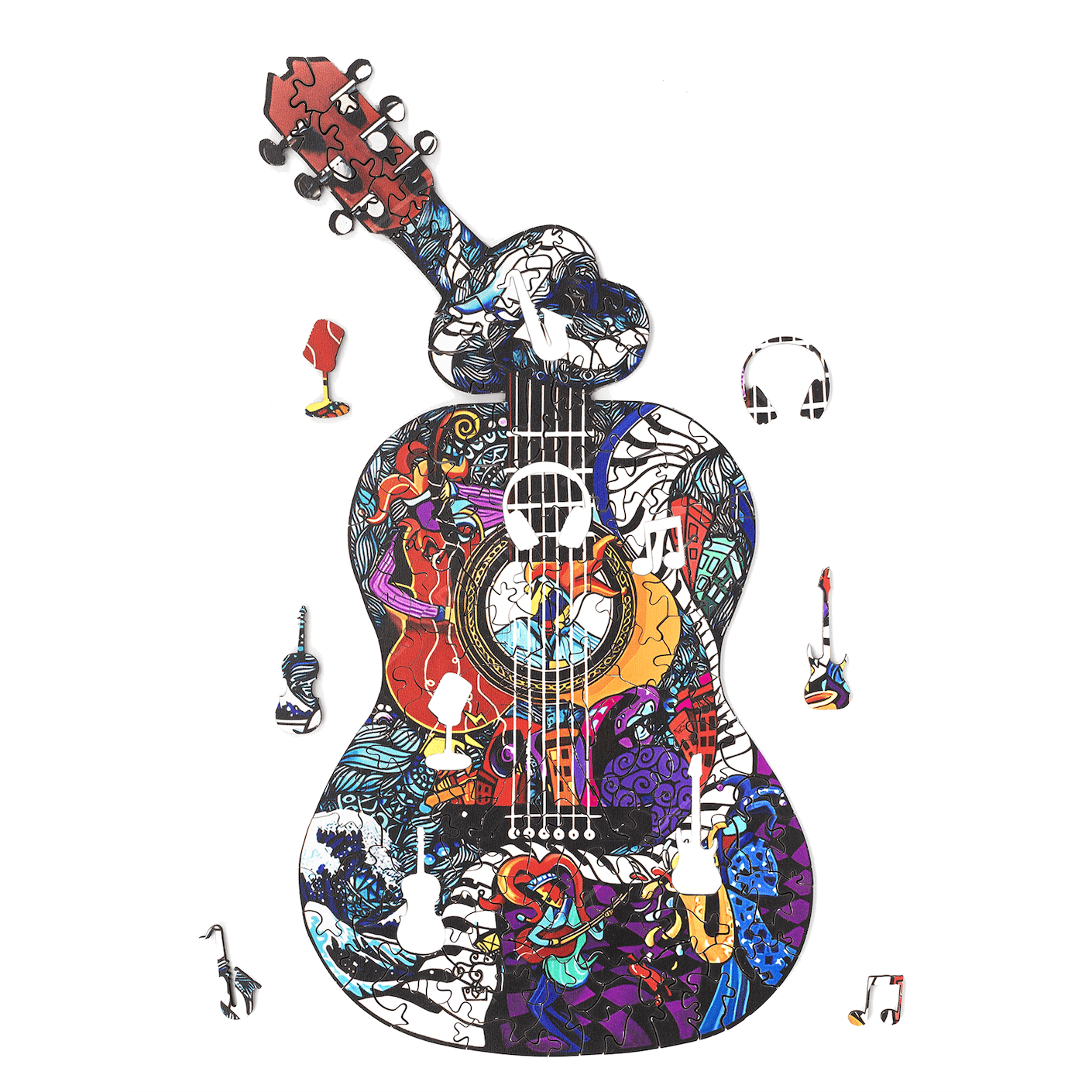 Guitar - Wooden Puzzle