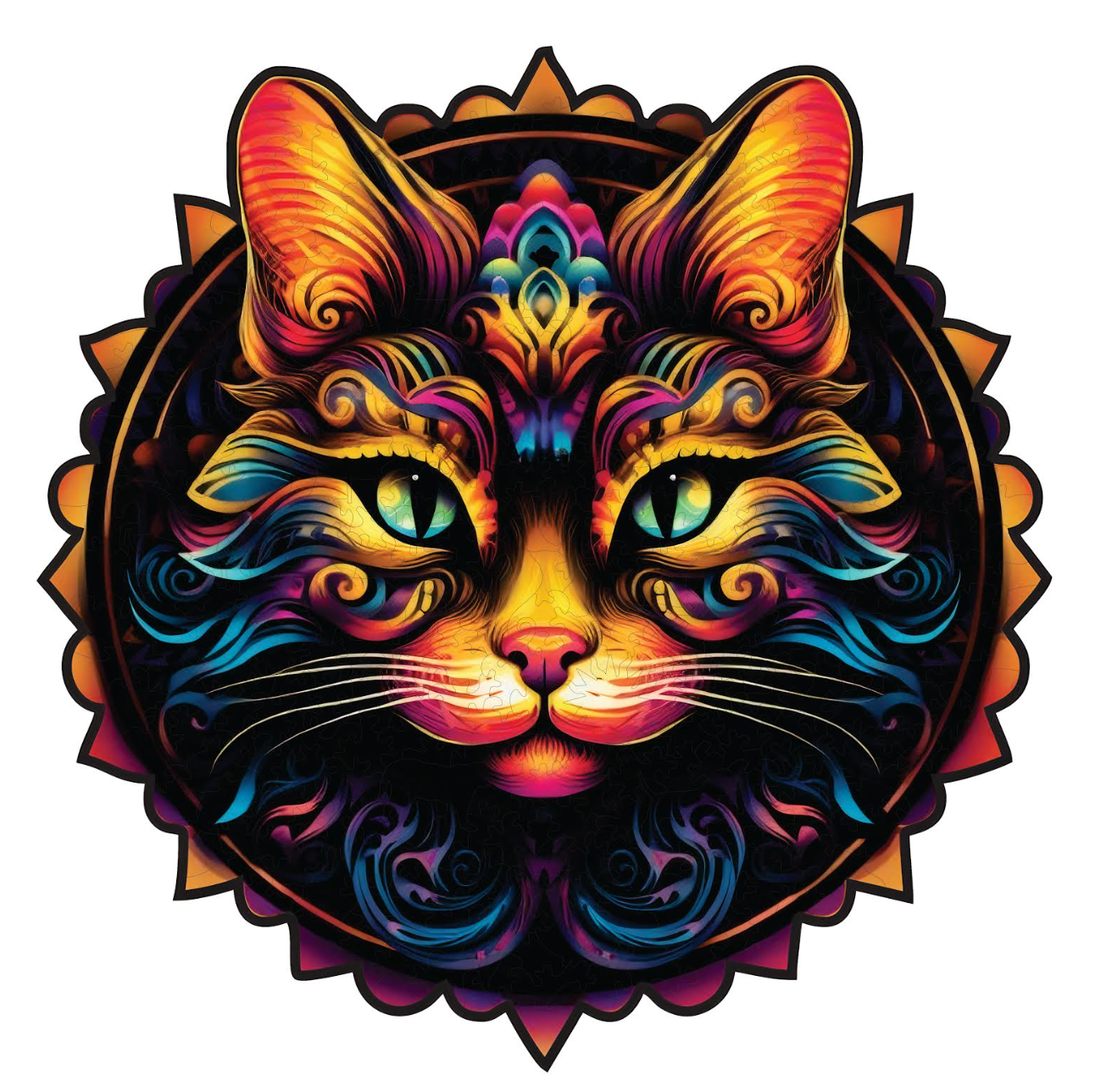 Mystic Cat - Wooden Puzzle