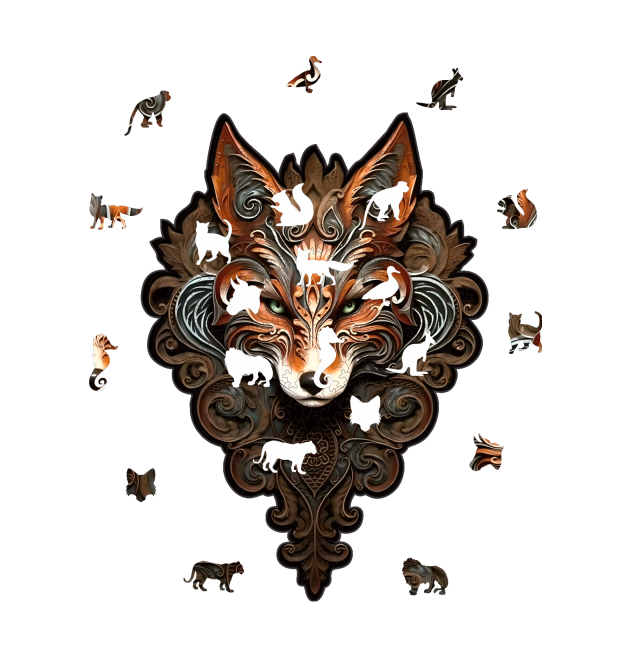 Royal Fox - Wooden Puzzle