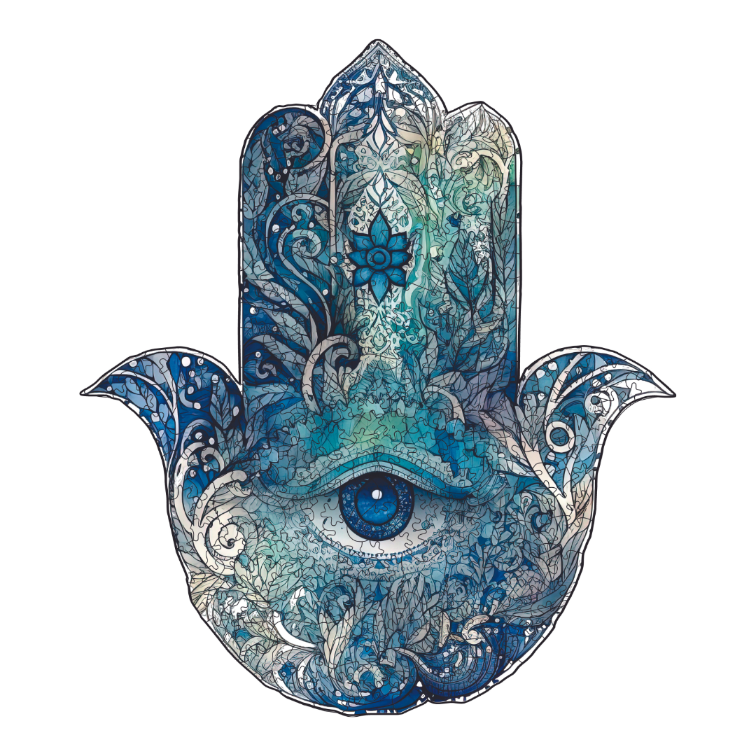 The Hamsa - Wooden Puzzle