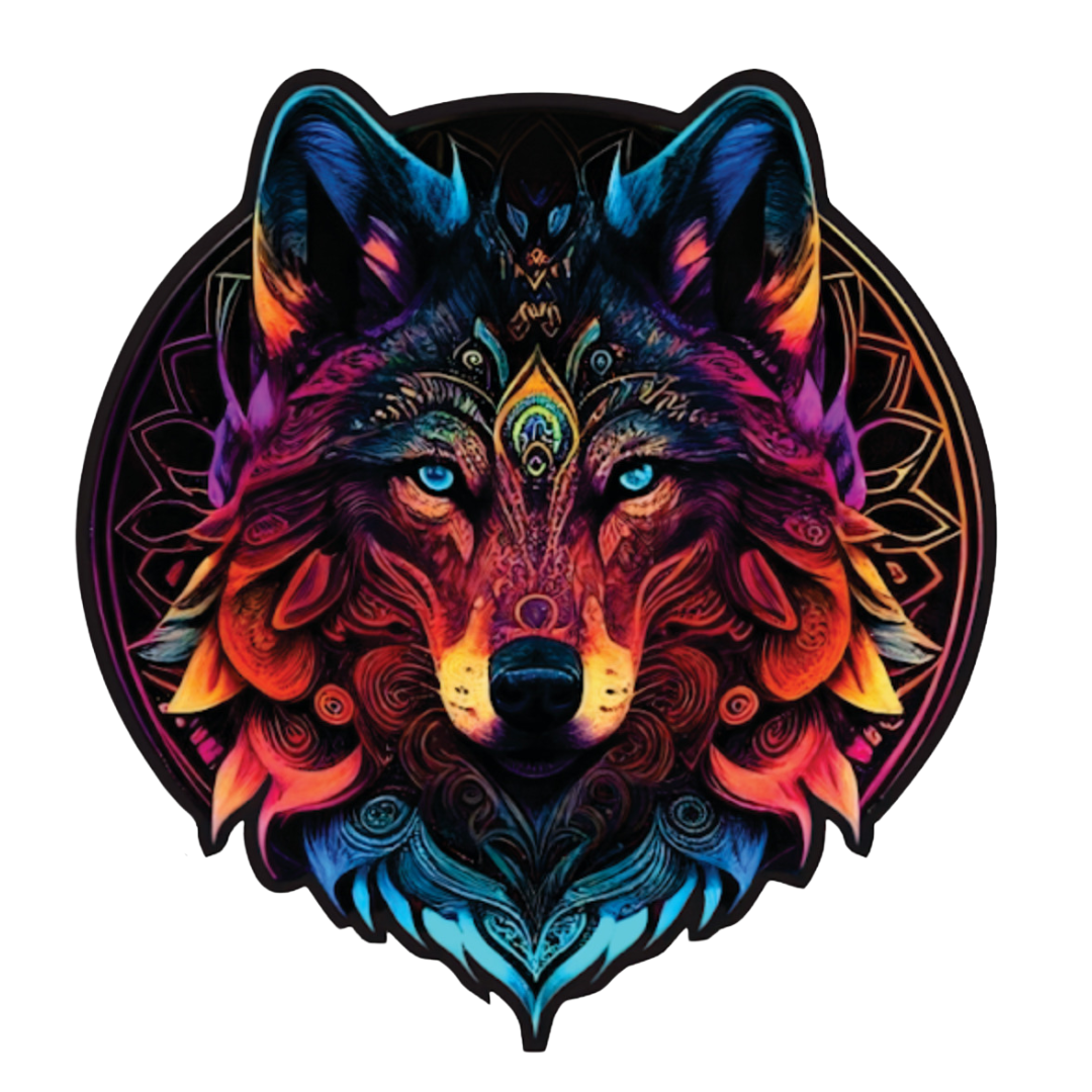 Mystic Wolf - Wooden Puzzle