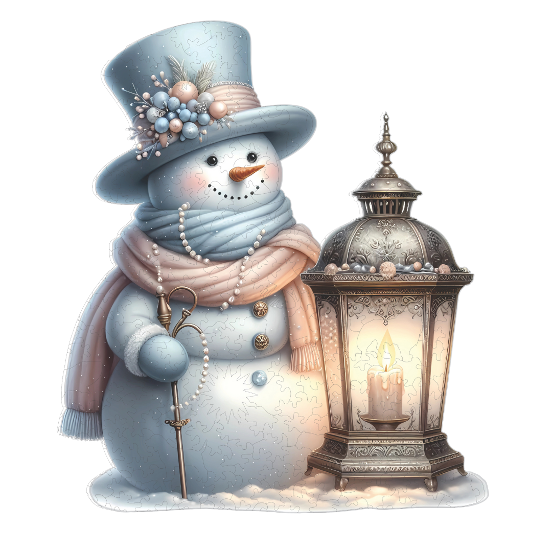 Winter Glow - Wooden Puzzle