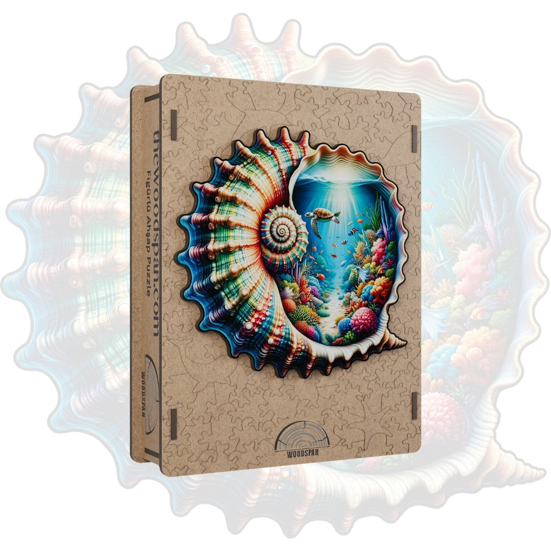 Whispers in the Shell - Wooden Puzzle