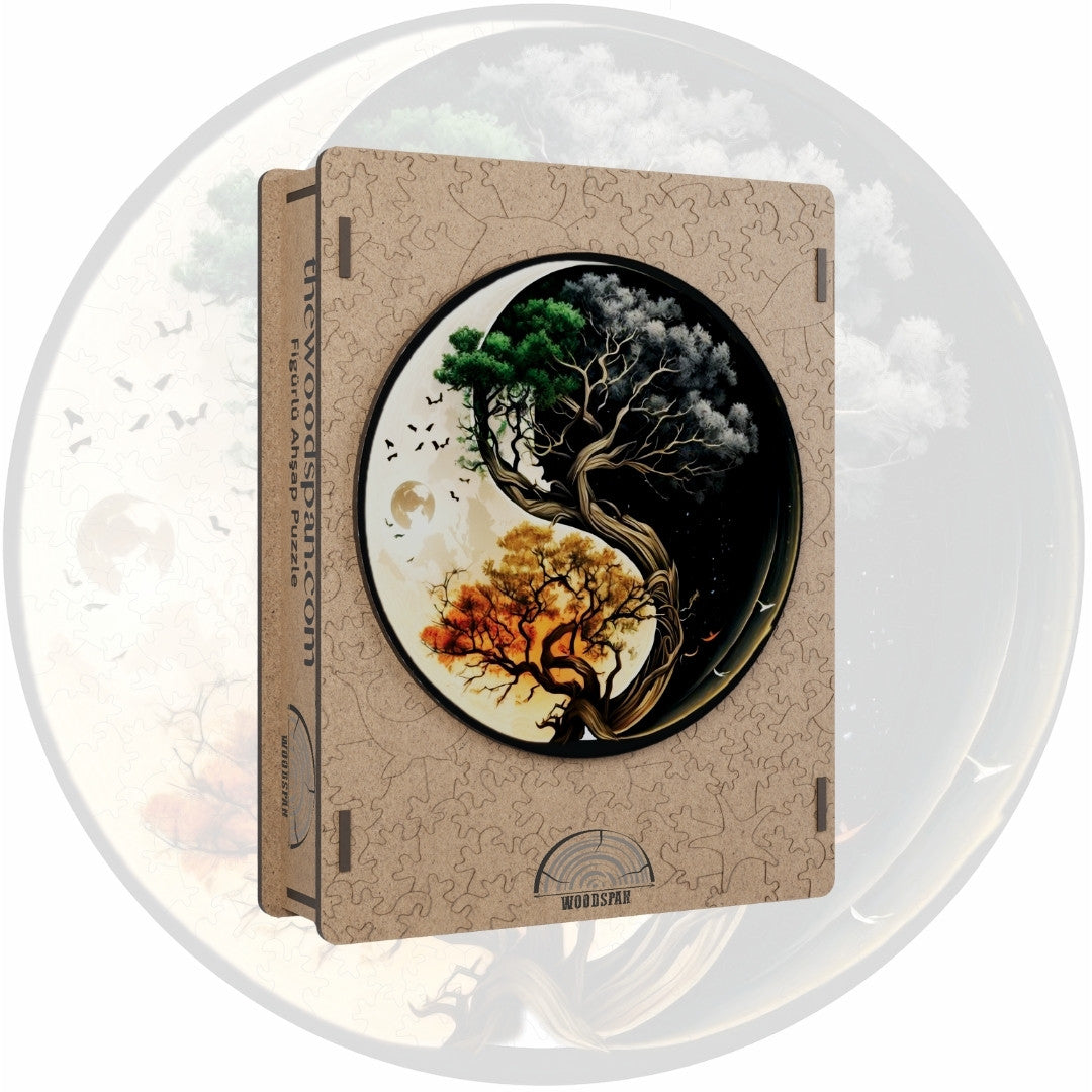 Day'n Night Yin Yang - Wooden Puzzle