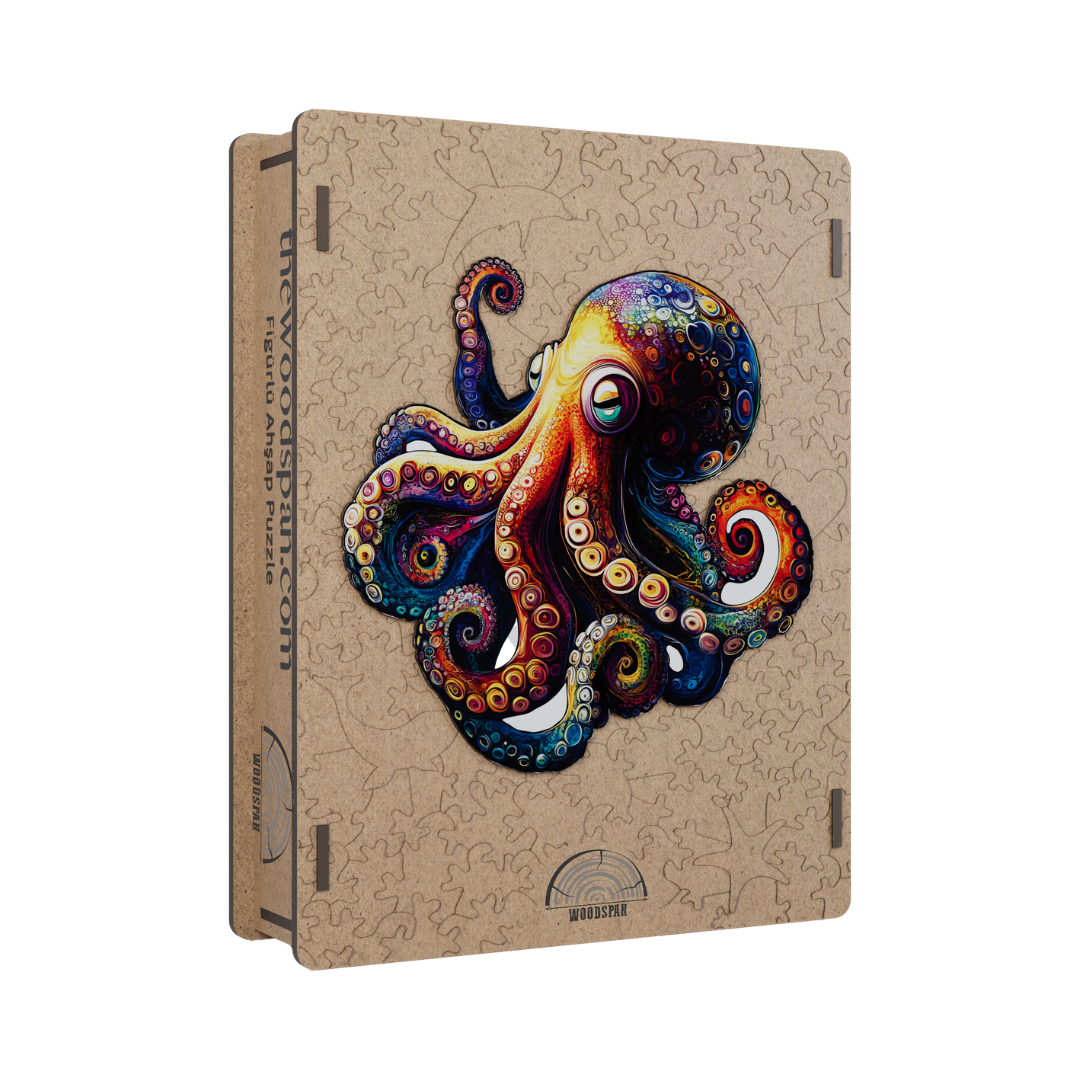 Ziya the Octopus - Wooden Puzzle