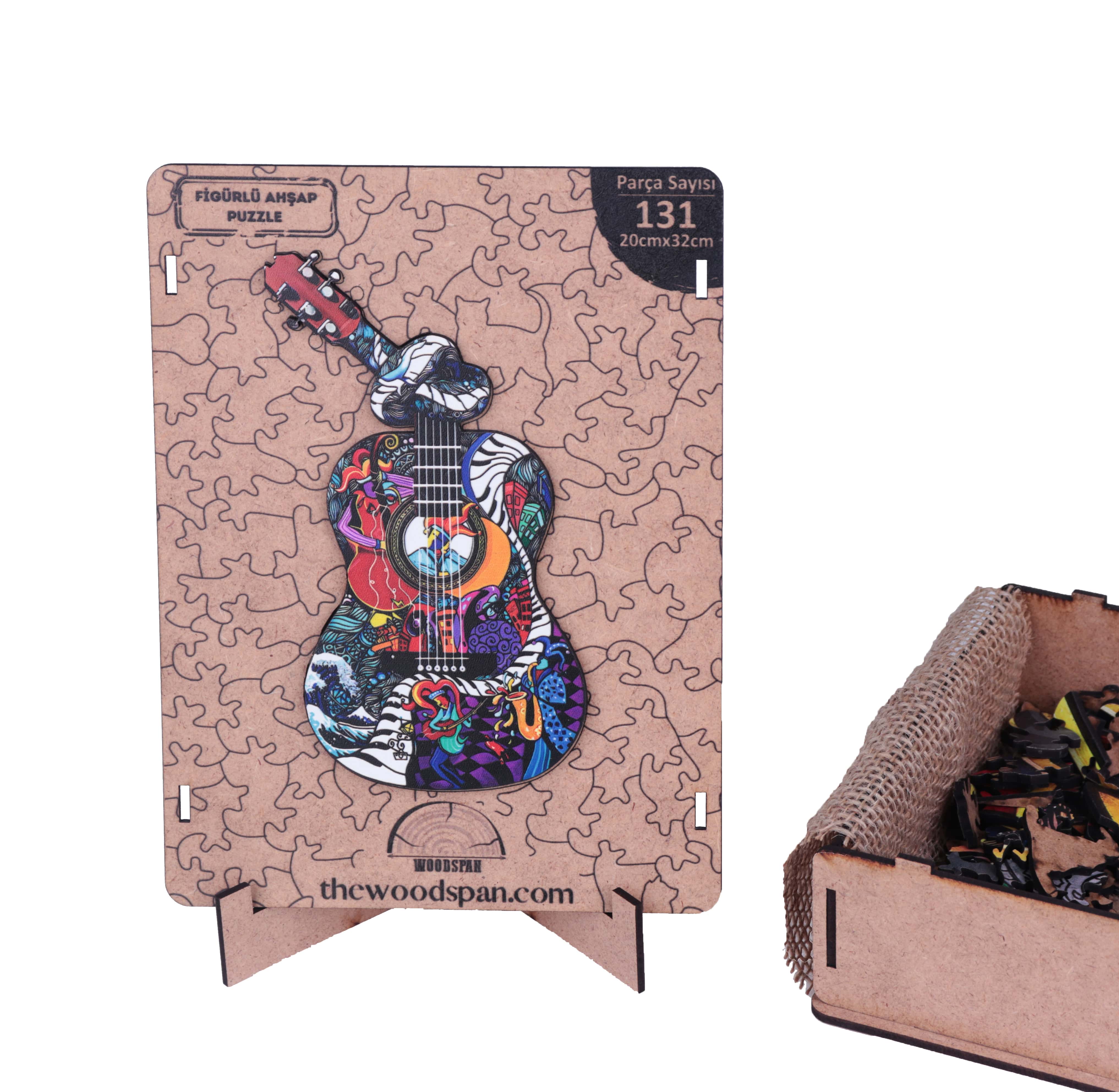 Guitar - Wooden Puzzle