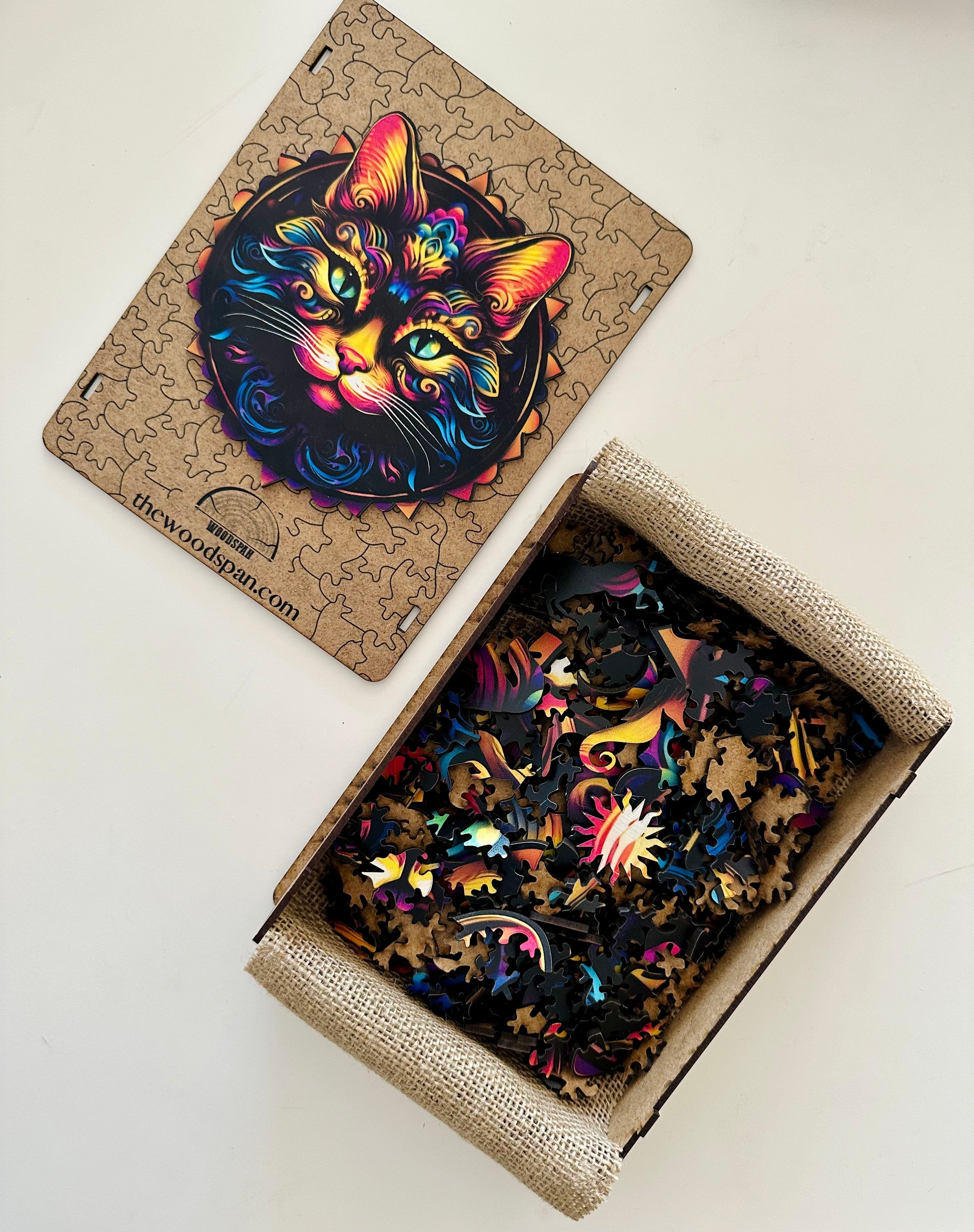 Mystic Cat - Wooden Puzzle