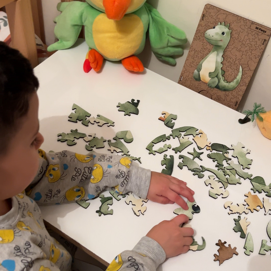 Dino - Kids Wooden Puzzle