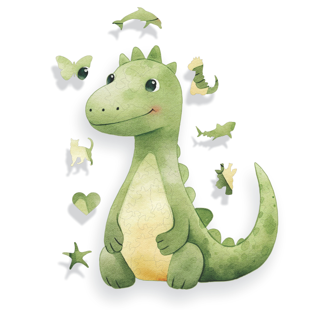 Dino - Kids Wooden Puzzle