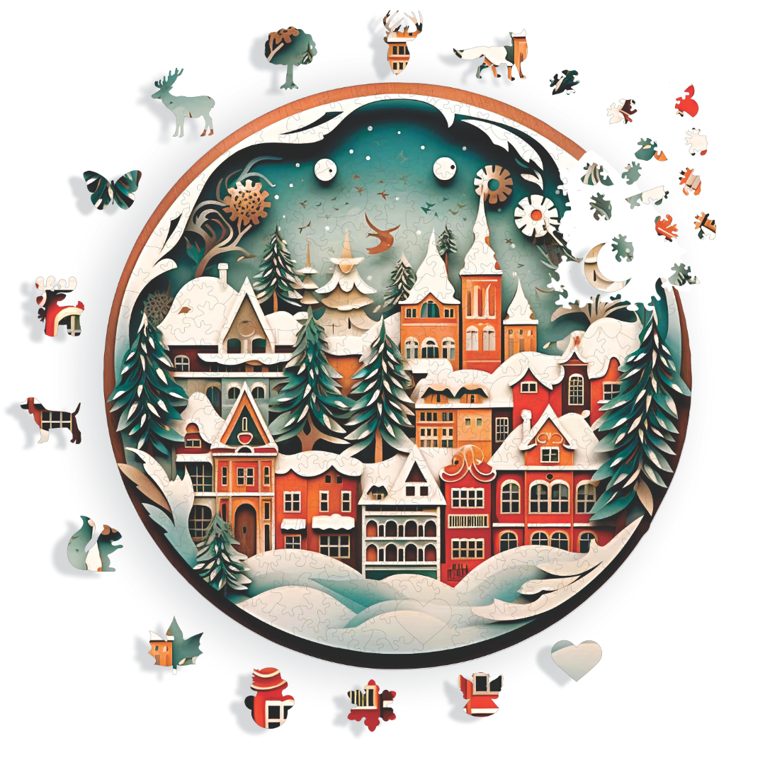 White Dream - Wooden Puzzle