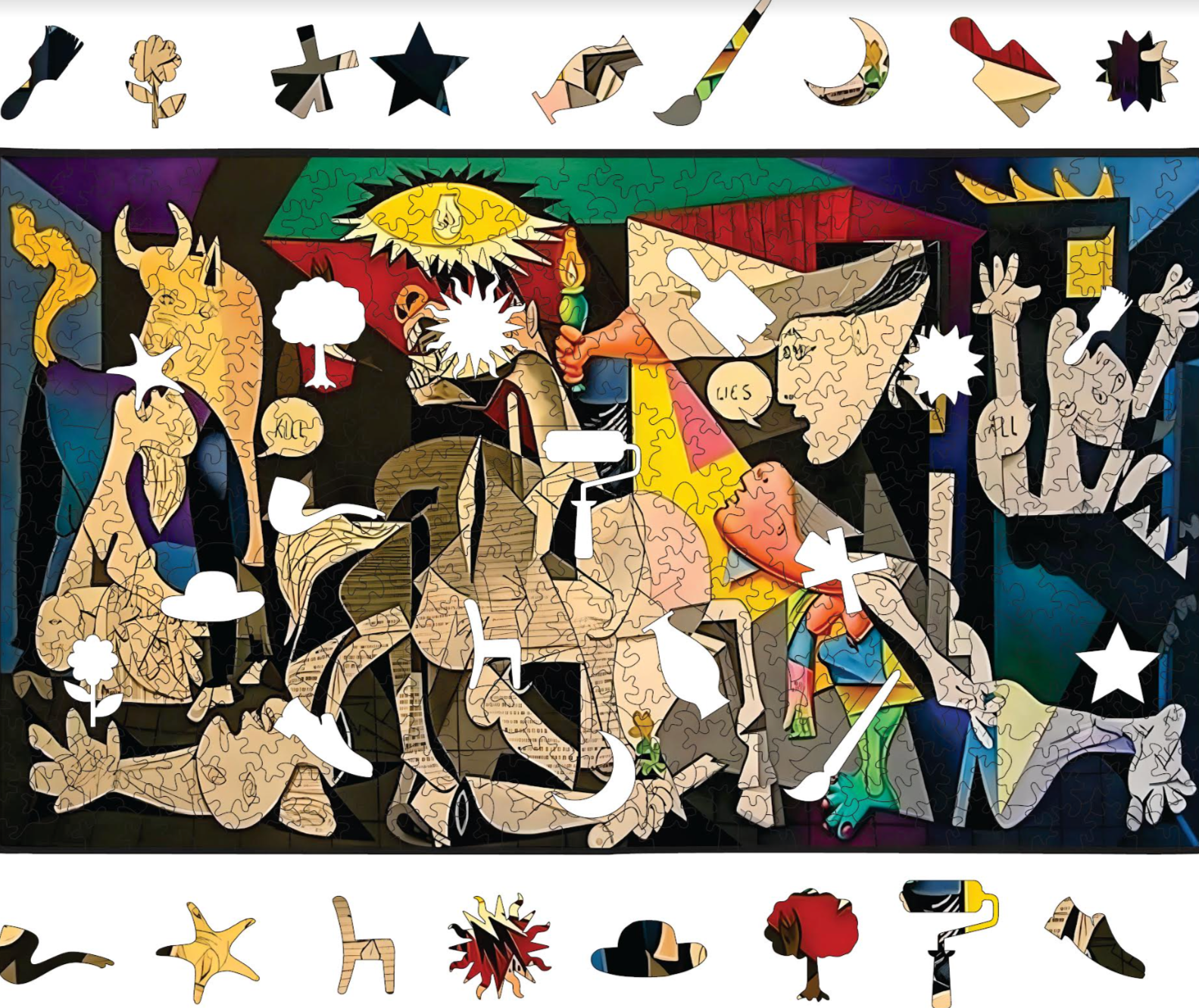 Guernica by Picasso (Colorized)