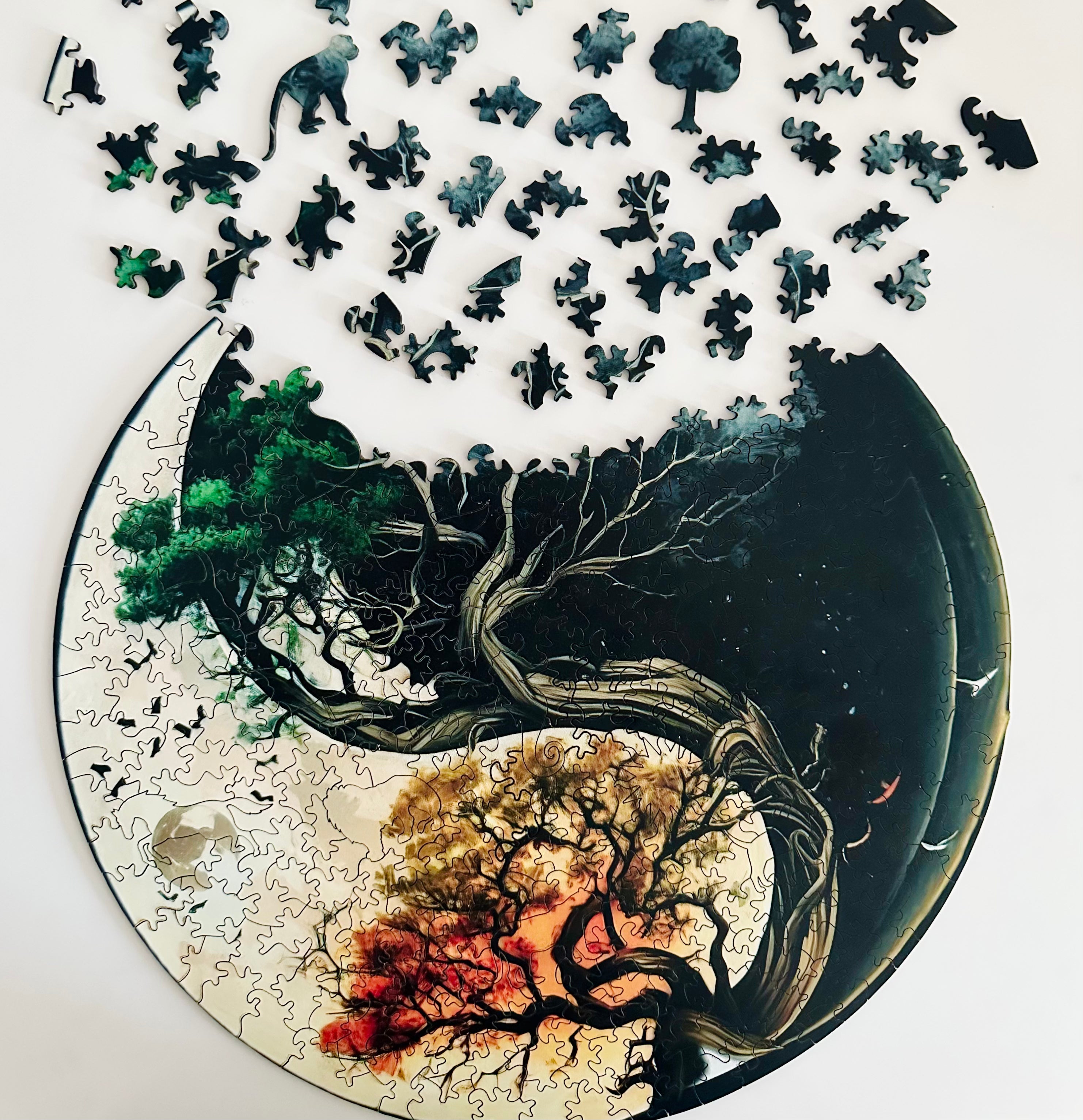 Day'n Night Yin Yang - Wooden Puzzle