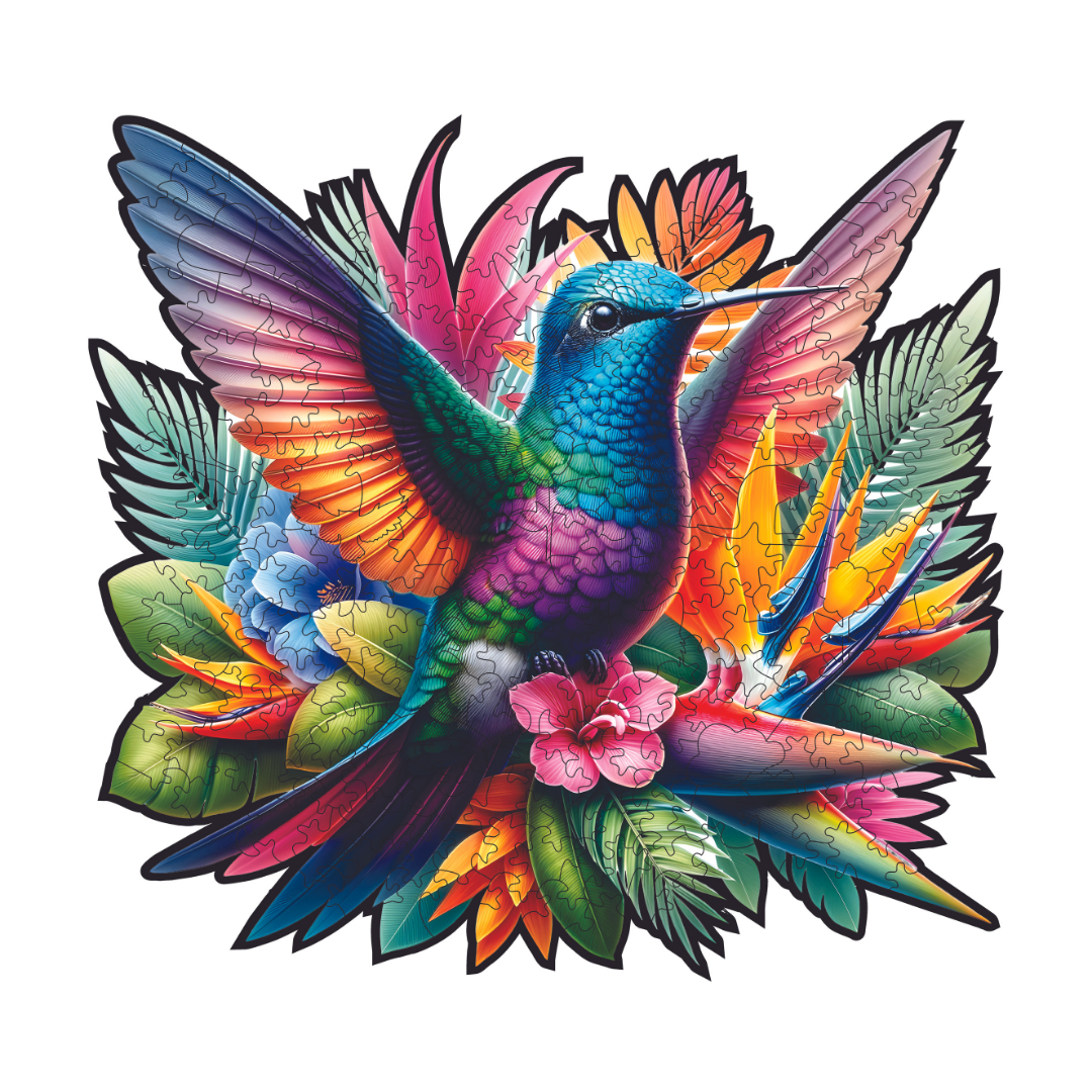 Hummingbird - Wooden Puzzle