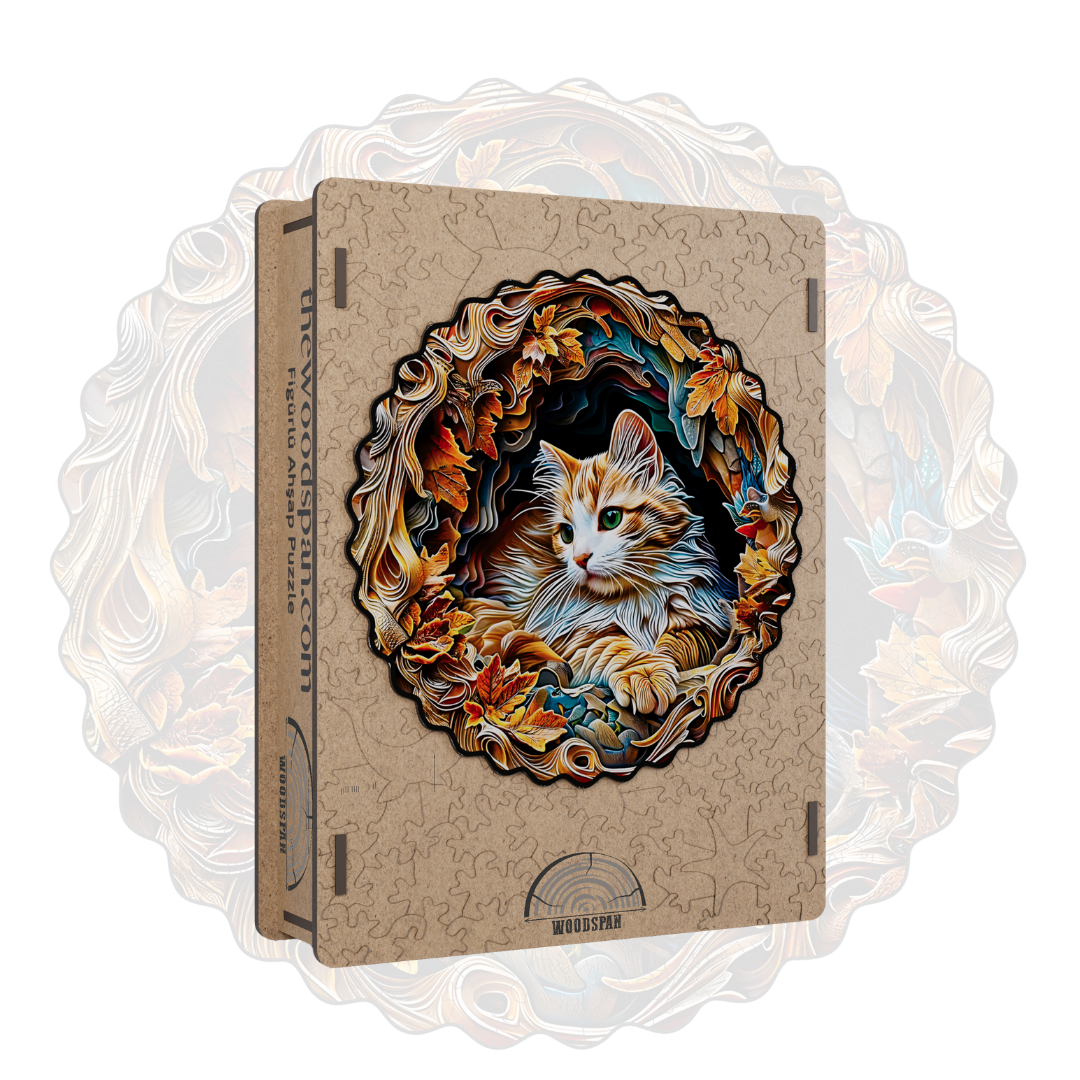 Cat V2 - Wooden Puzzle