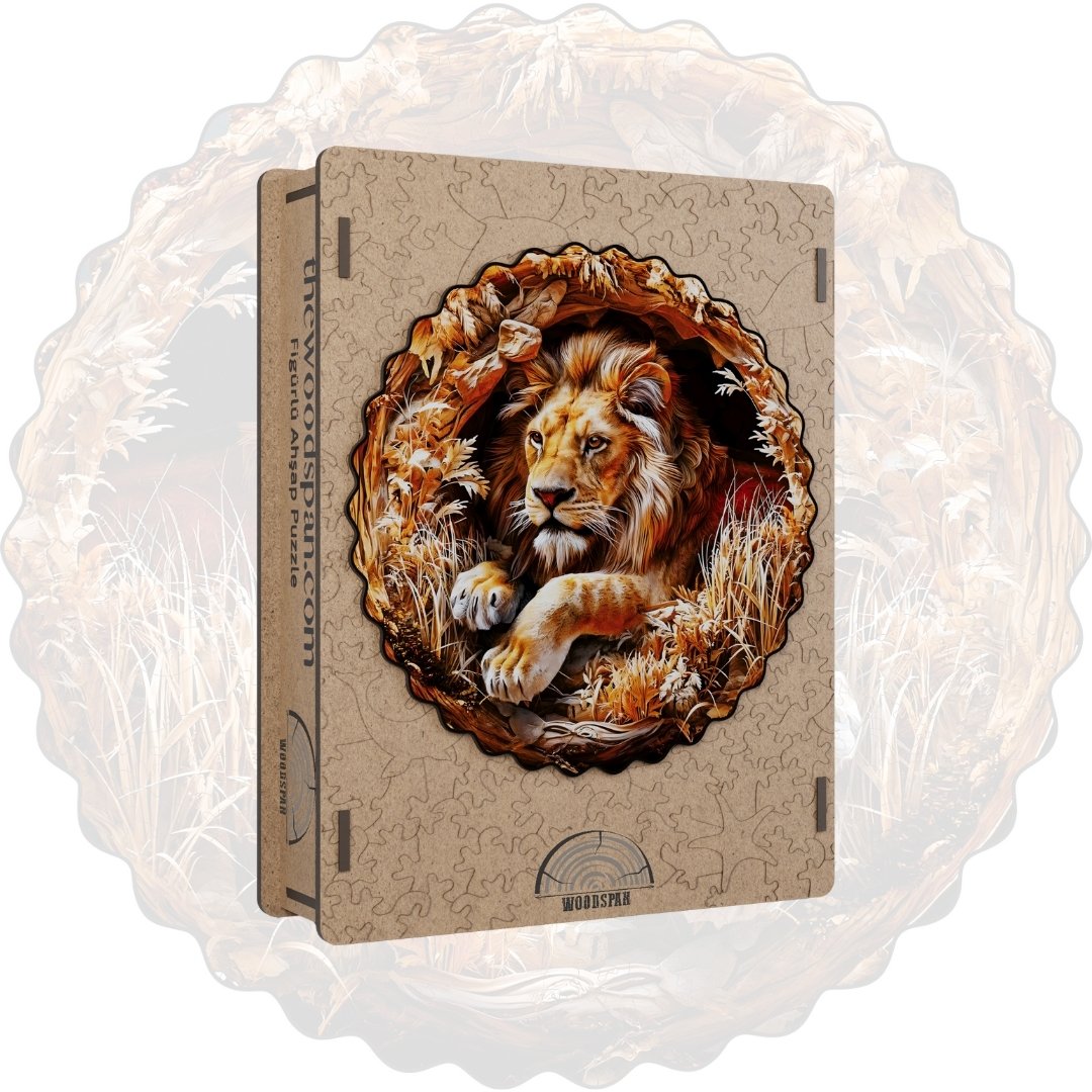 Lion V2 - Wooden Puzzle